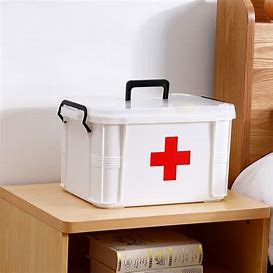 First Aid Kit & Medication Box