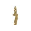 Zinc Alloy Number Pendant, Number 7 Approx 