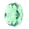 Espaciador cristal de la forma rueda de Swarovski ® 5040, facetas, Erinite, 6mm, 360PCs/Bolsa, Vendido por Bolsa