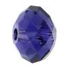 Swarovski® 5040 Kristall Rondelle Spacer, Swarovski, facettierte, Purple Velvet, 6mm, 360PCs/Tasche, verkauft von Tasche