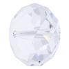 Espaciador cristal de la forma rueda de Swarovski ® 5040, facetas, Cristal, 18mm, 24PCs/Bolsa, Vendido por Bolsa