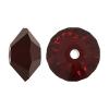 Abalorio separador de cristal Swarovski ® 5305, facetas, Coral de Rojo Oscuro, 6mm, 360PCs/Bolsa, Vendido por Bolsa