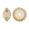 Swarovski® 5305 Kristall Spacer Perlen, Swarovski, facettierte, goldgelb, 6mm, 360PCs/Tasche, verkauft von Tasche