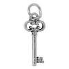 Sterling Silver Key Pendants, 925 Sterling Silver, plated 
