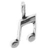 Musical Instrument Shaped Zinc Alloy Pendants, Music Note, plated cadmium free Approx 