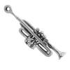 Musical Instrument Shaped Zinc Alloy Pendants, plated cadmium free Approx 