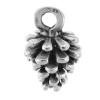 Zinc Alloy Jewelry Pendants, Pineapple 14x6.5, Approx 