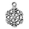 Zinc Alloy Christmas Pendants, Snowflake, plated, Christmas jewelry nickel, lead & cadmium free Approx 3.5mm 