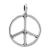 Zinc Alloy Peace Pendants, Peace Logo, plated cadmium free Approx 3.5mm 