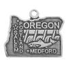 Zinc Alloy Message Pendants, Square, plated cadmium free Approx 3.5mm, Approx 