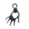 Zinc Alloy Hand Pendants, plated, hollow cadmium free Approx 3.5mm, Approx 