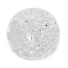 Sterling Silver Stardust Beads, 925 Sterling Silver, Round, plated 3mm Approx 1.5mm 