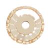 CRYSTALLIZED™ Elements #3128 Crystal Round Center Hole Sew On Stones, CRYSTALLIZED™, faceted, Lt Peach, 5mm 