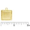 Zinc Alloy Jewelry Pendants, Square, cadmium free Approx 3.5mm, Approx 