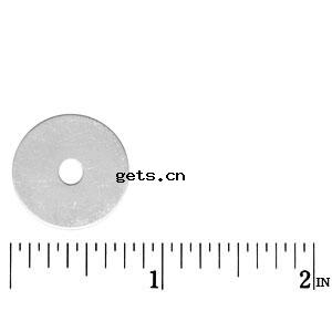 Label/tag en argent, argent sterling 925, beignet, Placage, plus de couleurs à choisir, 20.2mm, Vendu par PC