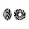 Zinc Alloy Spacer Beads, Round, plated nickel, lead & cadmium free 