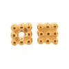 Zinc Alloy Spacer Beads, Squaredelle, plated nickel, lead & cadmium free, 4.5mm 