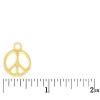 Colgantes de paz la aleación del cinc, aleación de zinc, Logo de la paz, chapado, más colores para la opción, libre de cadmio, 21x18mm, agujero:aproximado 3.5mm, aproximado 530PCs/KG, Vendido por KG
