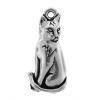 Zinc Alloy Animal Pendants, Cat, plated nickel, lead & cadmium free Approx 3.5mm 