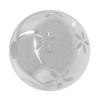 Sterling Silber Sternenstaub Perlen, 925 Sterling Silber, rund, plattiert, Blume Schnitt, keine, 12mm, Bohrung:ca. 2.5mm, verkauft von PC