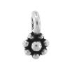 Sterling Silver Pendants, 925 Sterling Silver, Flower, plated Approx 3.5mm 