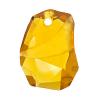 Подвески рок Божественной кристалл CRYSTALLIZED™ ® #6191, сваровский, граненый, топаз, 27mm, 10ПК/сумка, продается сумка