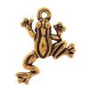 Zinc Alloy Animal Pendants, Frog, plated Approx 3.5mm, Approx 