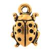 Zinc Alloy Animal Pendants, Ladybug, plated Approx 3.5mm, Approx 