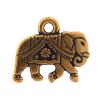 Zinc Alloy Animal Pendants, Elephant, plated Approx 3.5mm, Approx 
