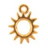 Zinc Alloy Jewelry Pendants, Sun cadmium free, 12mm Approx 3.5mm, Approx 