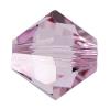 Swarovski® 5328 Kristall Xilion Doppelkugel Perlen , Swarovski, facettierte, heller Amethyst, 3mm, 1440PCs/Tasche, verkauft von Tasche