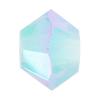 Grano de cristal Xilion bicono Swarovski ® 5328, facetas, Azul de aire  de ópalo AB2x, 3mm, 1440PCs/Bolsa, Vendido por Bolsa