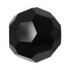 Perles rondes de cristal CRYSTALLIZED™ ® 5000 3 mm, facettes, noir, 3mm Vendu par sac