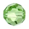 CRYSTALLIZED™ 5000 6mm Crystal Round Beads, CRYSTALLIZED™, faceted, Peridot, 6mm 