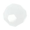 CRYSTALLIZED™ ® 5000 6mm perles rondes cristal, facettes, Albâtre blanc, 6mm Vendu par sac