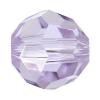 CRYSTALLIZED™ ® 5000 6mm perles rondes cristal, facettes, violette, 6mm Vendu par sac