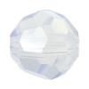 Abalorio de redondo de cristal de Swarovski ® 5000 8mm, Esférico, facetas, ópalo blanco, 8mm, 288PCs/Bolsa, Vendido por Bolsa