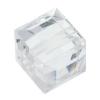 CRYSTALLIZED™ 5601 6mm Crystal Cube Bead, CRYSTALLIZED™, faceted, Crystal, 6mm 