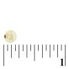 Zinc Alloy Jewelry Beads, Round, plated 6mm Approx 1.5mm 