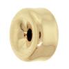 Zinc Alloy Jewelry Beads, Rondelle, plated Approx 1.6mm 