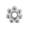 Perles intercalaires en alliage de zinc, fleur, Placage, plus de couleurs à choisir, protéger l'environnement, sans nickel, plomb et cadmium, 5mm, Environ Vendu par kg