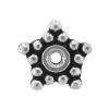 Zinc Alloy Spacer Beads, Star, plated nickel, lead & cadmium free, 5mm, Approx 