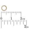 Corte de sierra salto anillo cerrado de plata de ley, plata de ley 925, Donut, chapado, más colores para la opción, 5.5x0.72mm, Vendido por UD