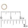 Corte de sierra salto anillo cerrado de plata de ley, plata de ley 925, Donut, chapado, más colores para la opción, 6x0.72mm, Vendido por UD